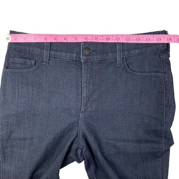 NYDJ Not Your Daughters Jeans Cropped Dark Denim Lift Tuck Technology Size 8 - Picture 5 of 11